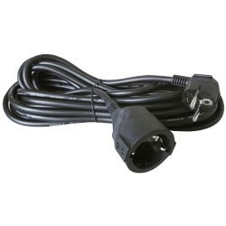 Netz-Verlängerungskabel 2m 3x1,5 schwarz