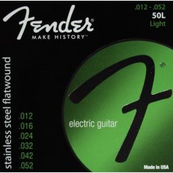 Fender Stainless Flatwound Saiten 50L 012-052