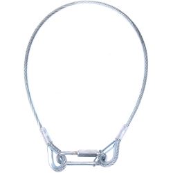Stahlseil Safety 5mm L=600mm max. 15kg BGV C1