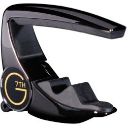 G7TH Performance Kapodaster f. Akustikgitarre schwarz/gold