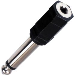 Reloop Adapter 3,5 mm Klinke W / 6,3 mm Klinke M Mono