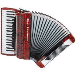 Weltmeister Akkordeon Cassotto 374 96 rot