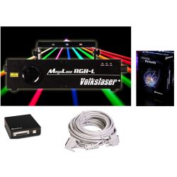 Volkslaser MegaLase RGB 700 inkl. Mamba Elements + ILDA Kabel
