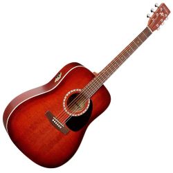 Art & Lutherie Spruce Burgundy QI Westerngitarre