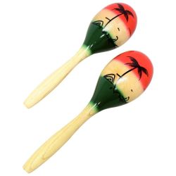 Club Salsa Maracas Handbemalt