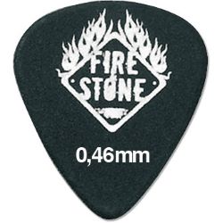 Fire & Stone Classic Celluloid Plektrum 0.46 schwarz