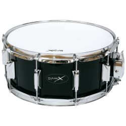 Basix Snare Drum Holz 14x6,5 Zoll schwarz