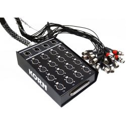 KORN Kabel ECO Multicore 16 XLR - 4 XLR 25m