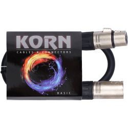 KORN Kabel ECO XLR Lautsprecherkabel 0,5m