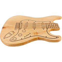 Frühstücksbrett in E-Gitarren Optik eingeölt