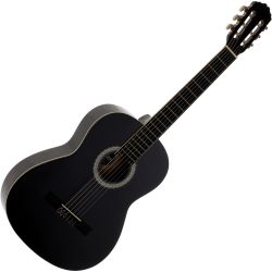 KORN Konzertgitarre 4/4 Schwarz