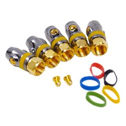 Planet Waves FP5 Custom-Fit F Stecker RF (5er Pack)