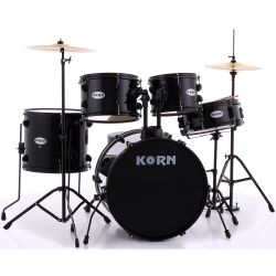KDrum Schlagzeugset Drumset Two 22 BK