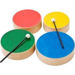 Rohema Holztrommeln 4er Set