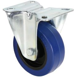 Adam Hall Hardware 372141 - Bockrolle 100 mm mit blauem Rad