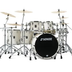 Sonor ProLite Drum Set PL 12 Stage 2 NM Creme White