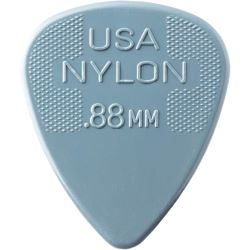 Dunlop Nylon Standard 0,88 dunkelgrau, 12er Pack