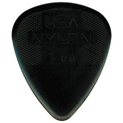 Dunlop Nylon Standard 1,00 schwarz, 12er Pack