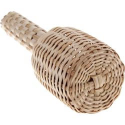 Kamballa Caxixi Korbgeflecht 21cm mit Stiel