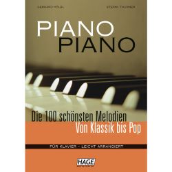 Hage - Piano Piano leicht arrangiert inkl. 3 CDs