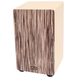 Gewa-Pure Cajon Club Salsa Zebrano inkl. Gigbag