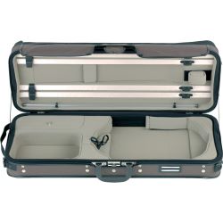 Gewa Violakoffer Strato Super Light Weight dunkelbraun beige