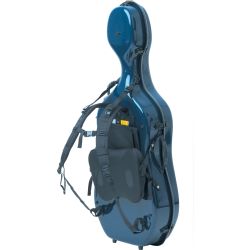 Gewa Cellokoffer Etui Tragesystem Idea Fiedler dunkelblau blau