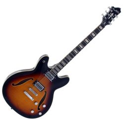 Hagstrom Viking Deluxe Baritone SB  E-Gitarre