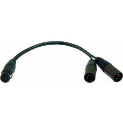 Klotz Y-Kabel XLR female / 2 XLR male 0,2 m Neutrik