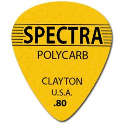 Clayton Spectra Plektrum 0,80 mm, gelb