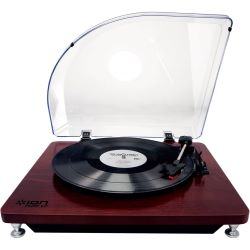 ION Pure LP Dark Wood Schallplattenspieler