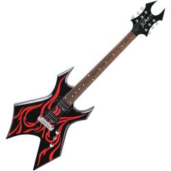 BC Rich Kerry King Warlock Tribal Fire E-Gitarre