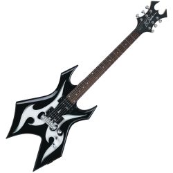 BC Rich Kerry King Metal Master Warlock schwarz/silber E-Gitarre