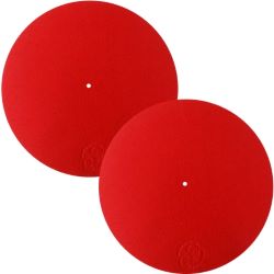 Dr.Suzuki 12“ Slipmats Mix-Edition red