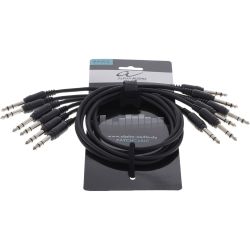 Alpha Audio Patchkabel 0,6 m, 6,3 mm Stereoklinke - 6er Pack