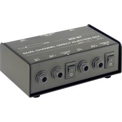 2-Kanal DI Box mit mono/stereo Schalter