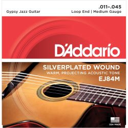 Daddario EJ84M Saitensatz Gypsy Jazz Loop End 011-045