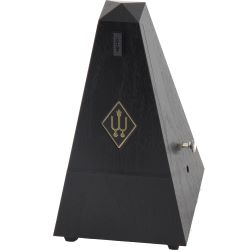 Wittner Metronom Pyramide Kunststoff 816K schwarz mit Glocke