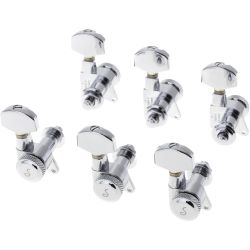 Schaller M6 135 3L/3R Locking 19,5mm Large Metal Chrome Mechaniksatz