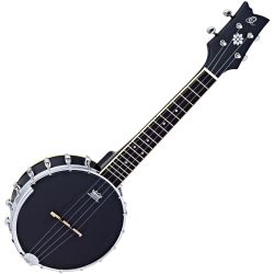 Ortega OUBJ100-SBK Banjo-Ukulele inkl. Gigbag
