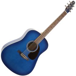 Seagull S6 Spruce Trans Blue Burst GT A/E Westerngitarre