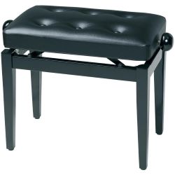 Gewa Klavierbank Deluxe Schwarz hochglanz