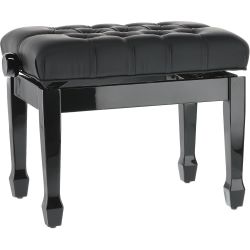 Gewa Klavierbank Deluxe XL Schwarz hochglanz