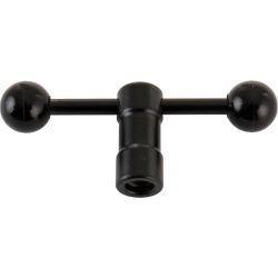 K&M Knebel mit Knebelmutter (Set) schwarz