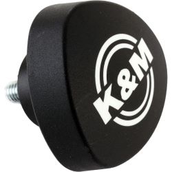 K&M Klemmschraube M8x16/33 schwarz m. Logo