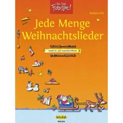 Holzschuh - Jede Menge Weihnachtslieder - Duette f. 2 Sopranblockflöten - B Ertl