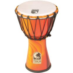 Toca SFDJ-7F Djembe Freestyle 7 Zoll Fiesta Red