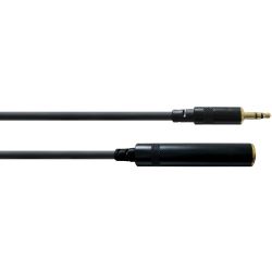 Cordial Klinke 3,5mm stereo / Klinke Buchse 6,3mm stereo CFM 0,15 WK