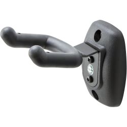 K&M 16590 Ukulele-Wandhalter schwarz