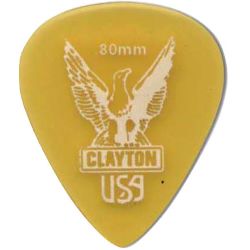Clayton Ultem Plektren Standard 0,80mm Gold